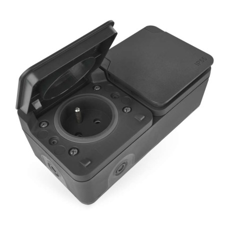 EMOS Cyklone zásuvka dvojnásobná IP55