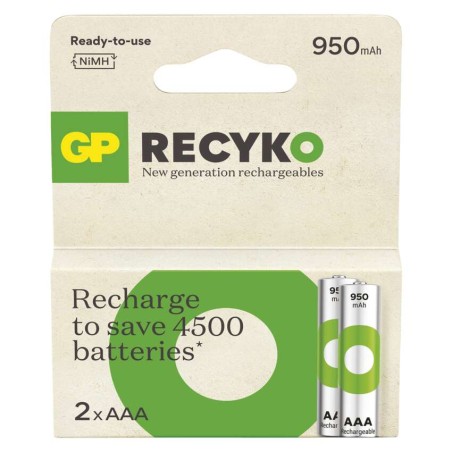 GP ReCyko NiMH Akkumulátor HR03 (AAA) 950mAh 2db