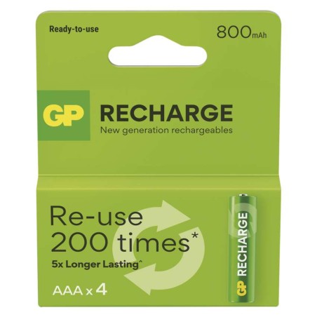 Polnilna baterija GP Recharge 800 AAA (HR03) 4kos