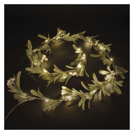 LED girlande - mistel, 1,5 m, 3x AA, Innenbereich, warmweiß, Zeitschaltuhr
