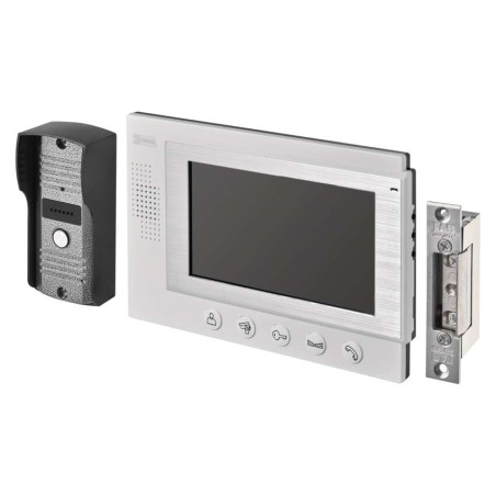 Videodomofon za vrata + kamera EM-07HD + zaklepanje vrat zamek FAB1221