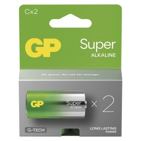 Baterija GP SUPER alkalna LR14 C 2 kos