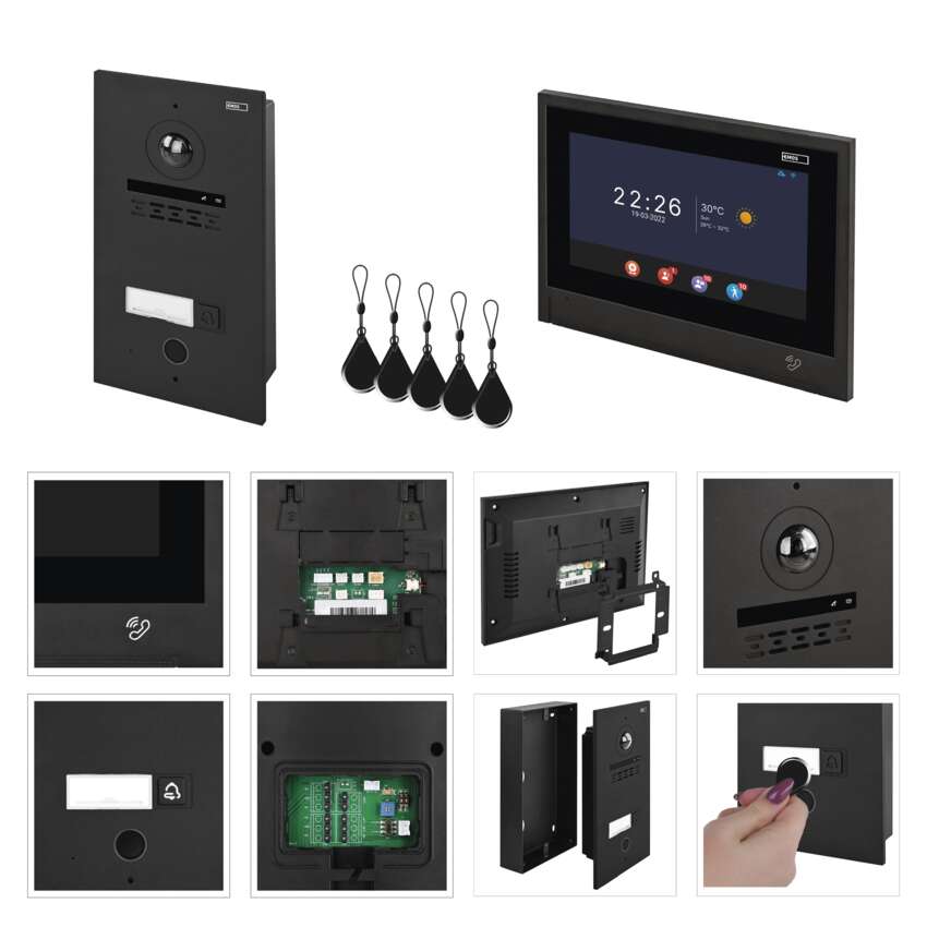 Zapojenie videovrátnika GoSmart IP-880A 2WIRE dvojžilovým káblom