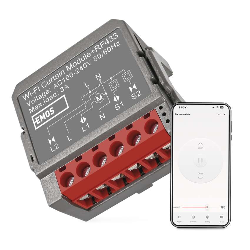 Modul pro rolety a žaluzie EMOS GoSmart IP-2121CW, Wi-Fi – produktová prezentace