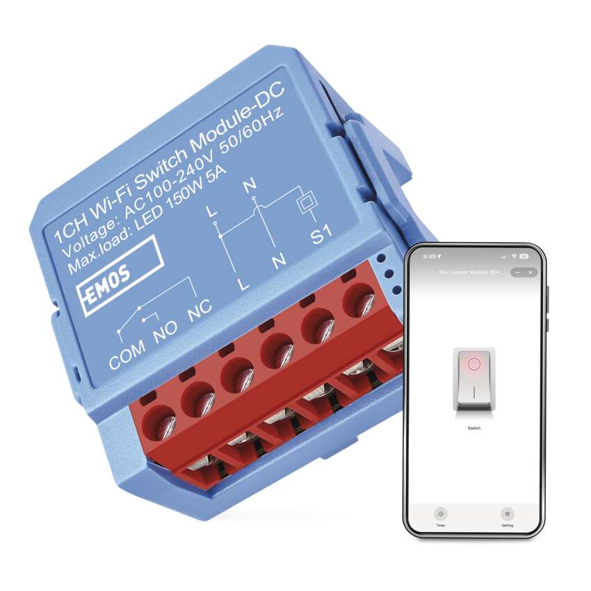 Wi-Fi modul se suchým kontaktem EMOS GoSmart IP-2241DCW – produktová prezentace
