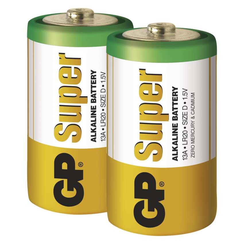 GP Super Alkáli elem LR20 (D) 2db/bliszter