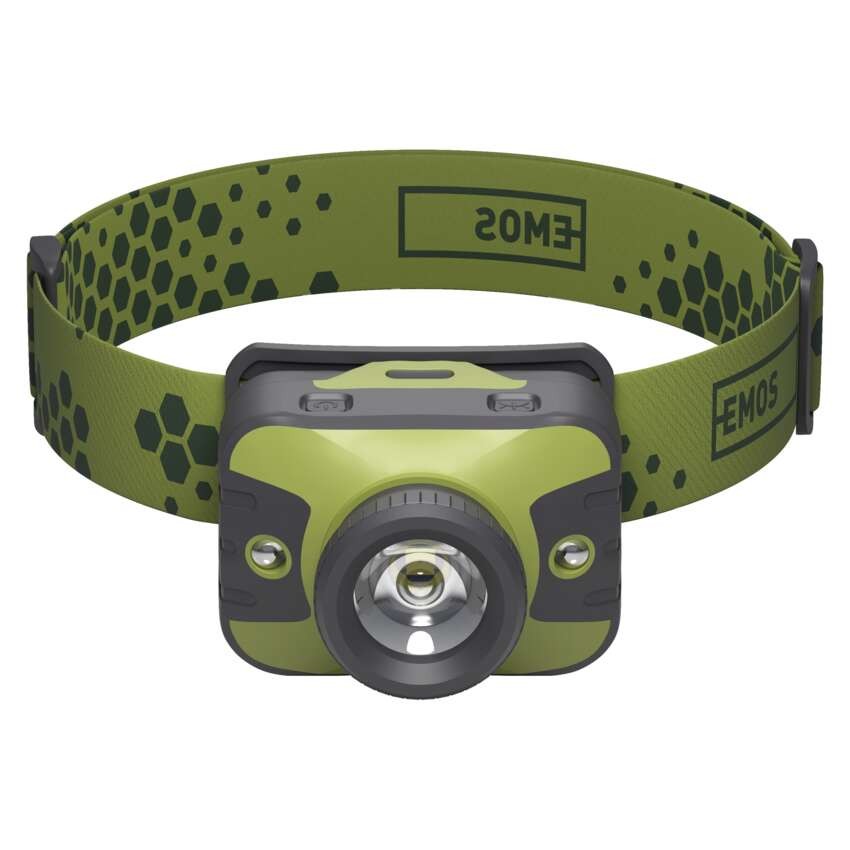 CREE LED čelovka P3539, 330 lm, 200 m, 3× AAA