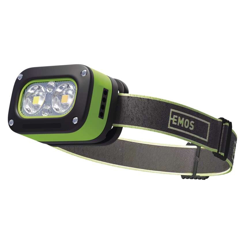 LED įkraunamas galvos žibintas P3545, 175 lm, 50 m, Li-pol 800 mAh