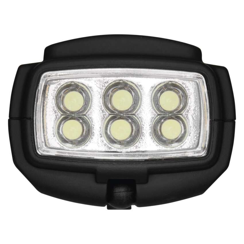 COB LED + LED uzlādējama lampa darbam P4518, 380 lm, 2500 mAh