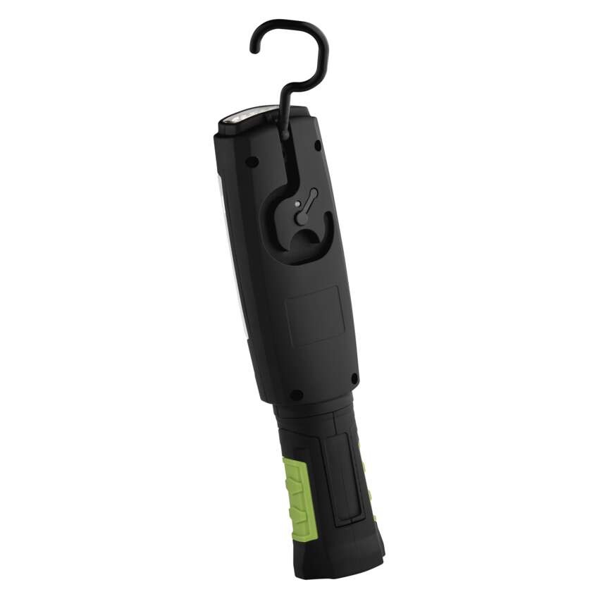 COB LED + LED uzlādējama lampa darbam P4518, 380 lm, 2500 mAh