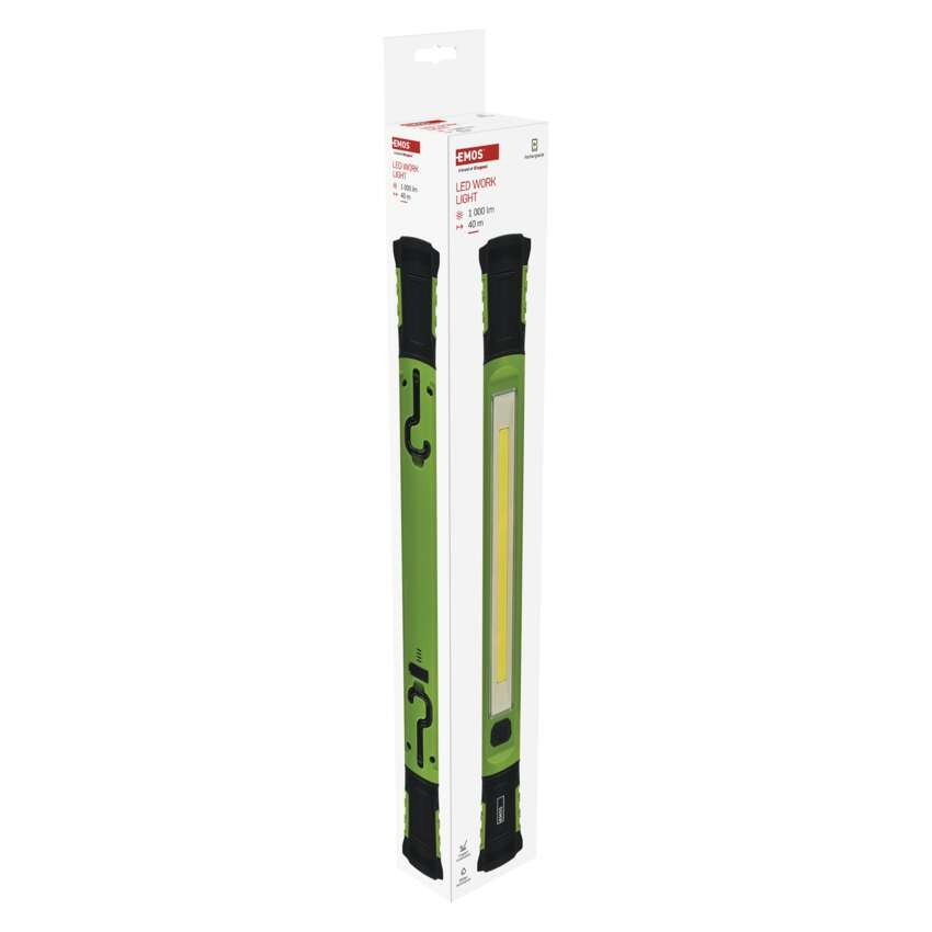 Nabíjacie prac. svietidlo COB LED P4545, 1000 lm, 2600 mAh