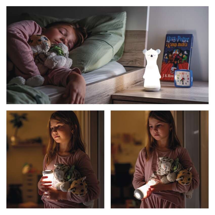 LED újratölthető zseblámpa P3216 éjszakai világítással, 1000 lm, 2600 mAh
