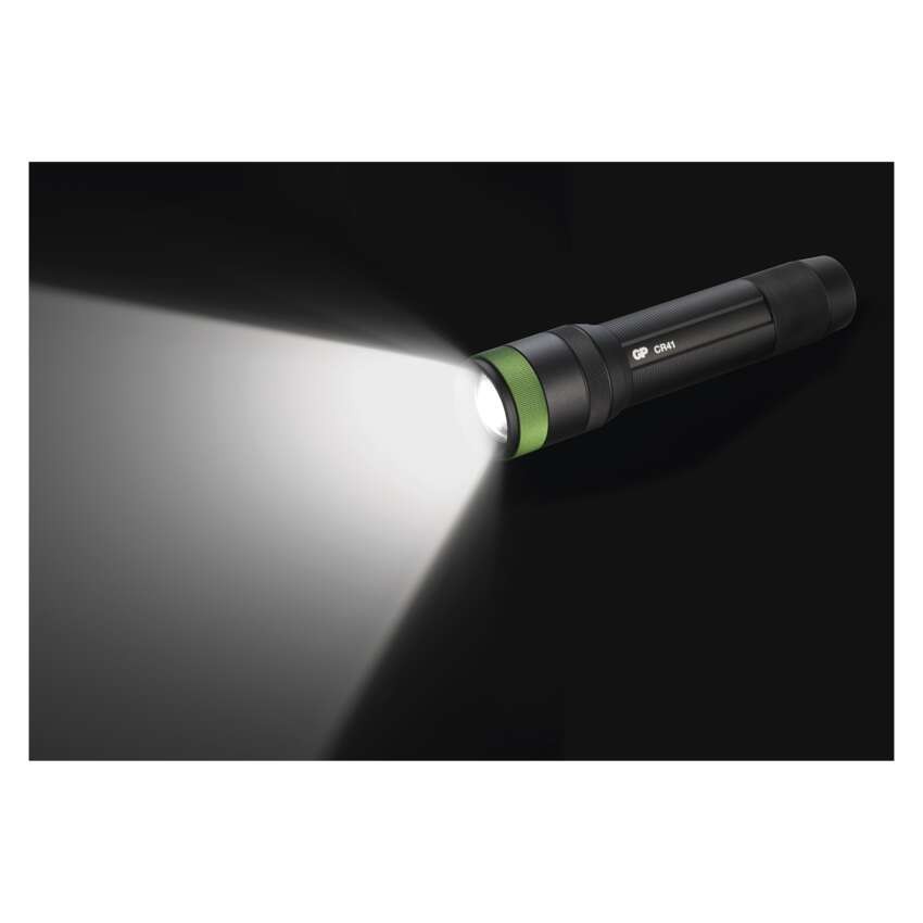 GP ročna polnilna LED svetilka CR41, 650lm, 2600mAh, fokus