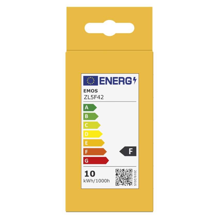 LED spuldze Basic A60 / E27 / 9,4 W (60 W) / 806 lm / Silti balta