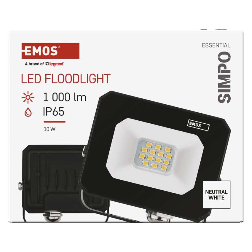 LED prožektorius SIMPO 10 W neutrali balta