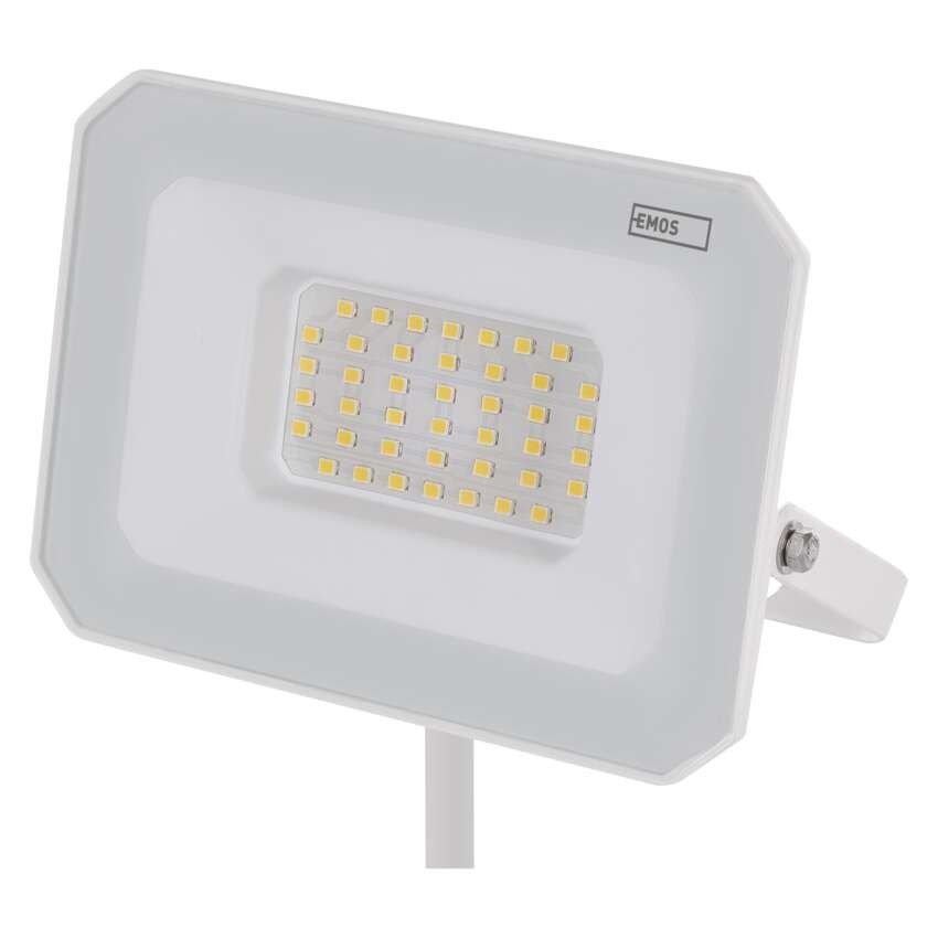 LED prožektorius SIMPO 30 W, baltas, IP65, 3000 lm, neitrāli balts