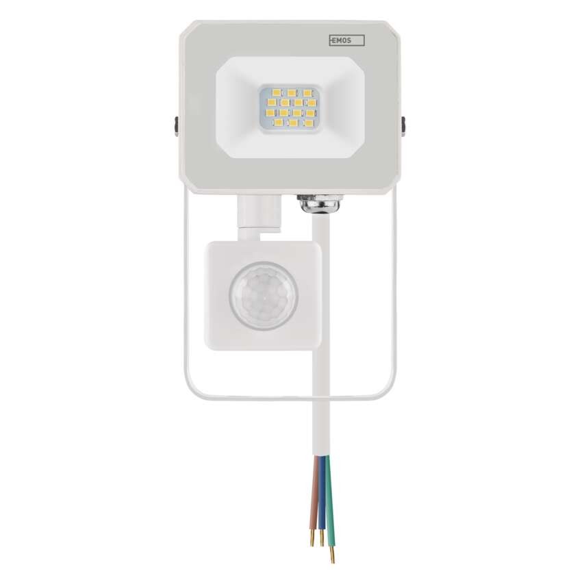 LED prožektors SIMPO, 10 W, PIR, neitrāli balts