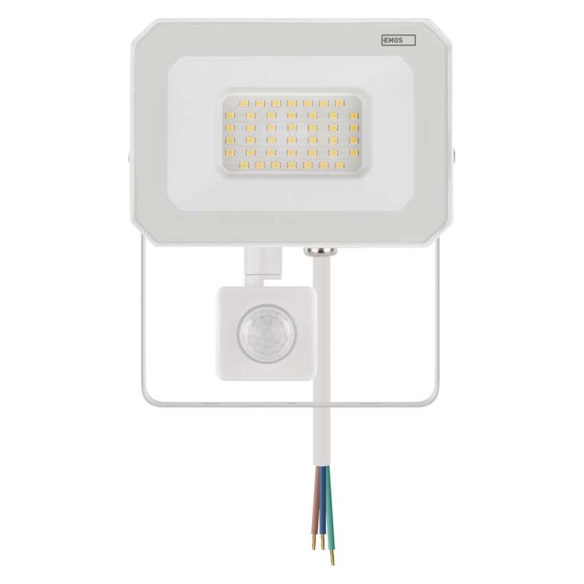 LED reflektor SIMPO, 30W, PIR, neutrální bílá