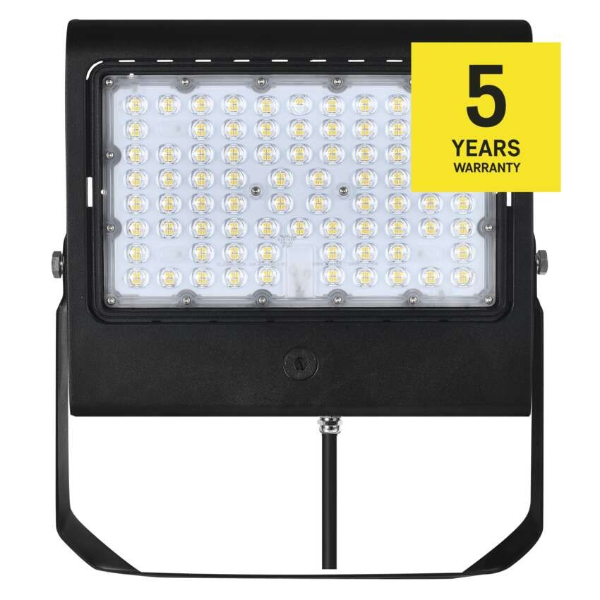 LED prožektors AGENO, 150 W, melns, neitrāli balts