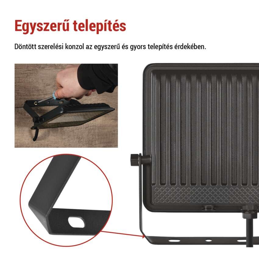 VISIO LED reflektor 50 W természetes fehér