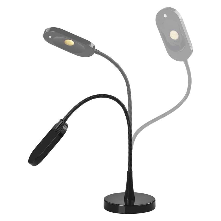 EMOS LED asztali lámpa black & home, fekete