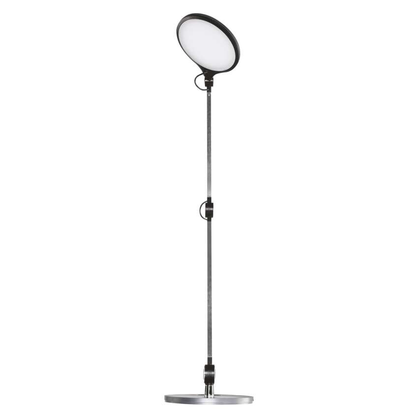 LED stolná lampa KAREN, sivá