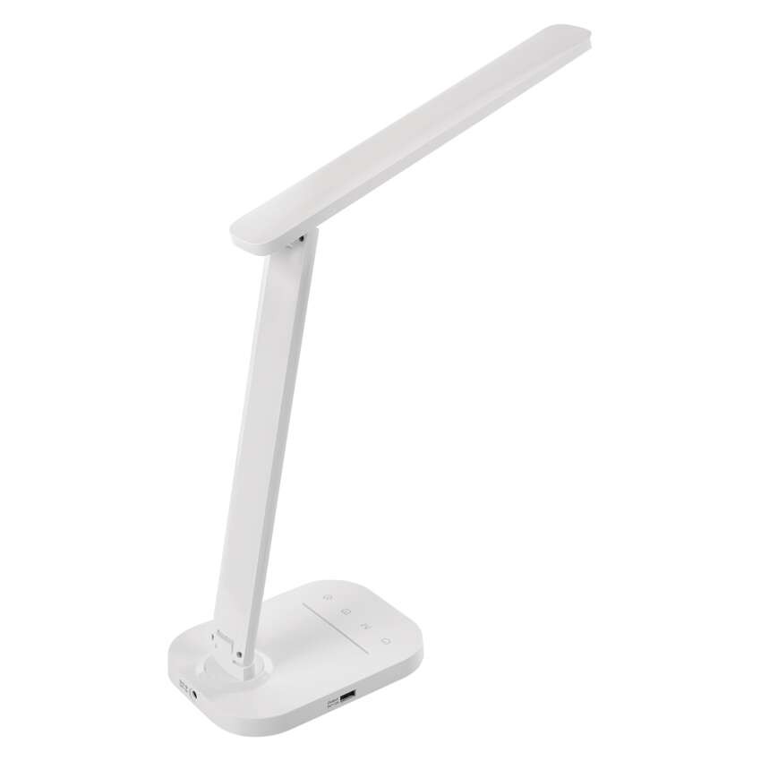 LED stolní lampa CARSON, bílá