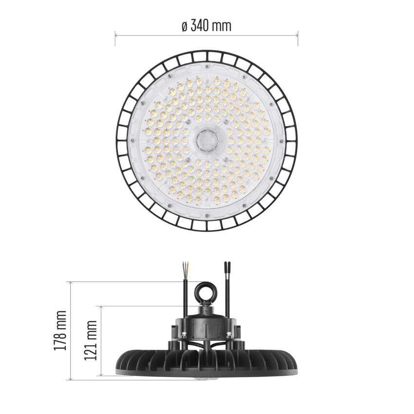 LED priemyselné závesné svietidlo HIGHBAY ASTER 60° 200W