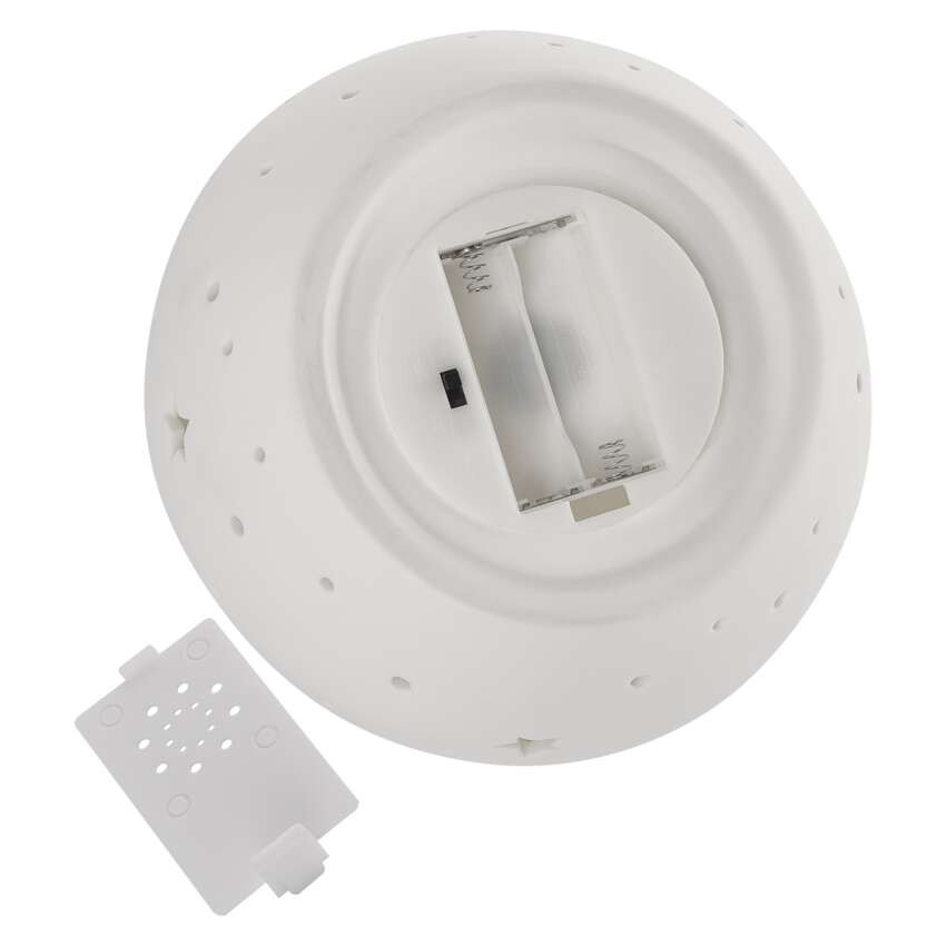 LED keramický anděl, 29 cm, 2x AA, vnitřní, teplá bílá