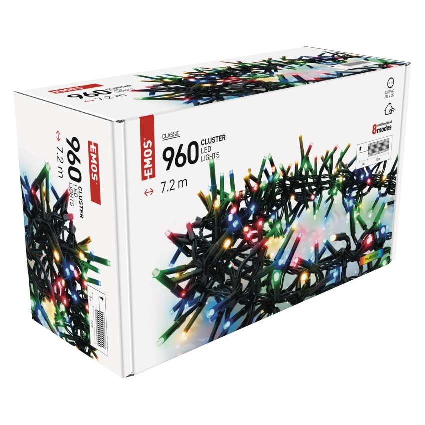 LED Weihnachtliche Lichterkette – Igel, 7,2m, Außen und Innen, Multicolor, Programme