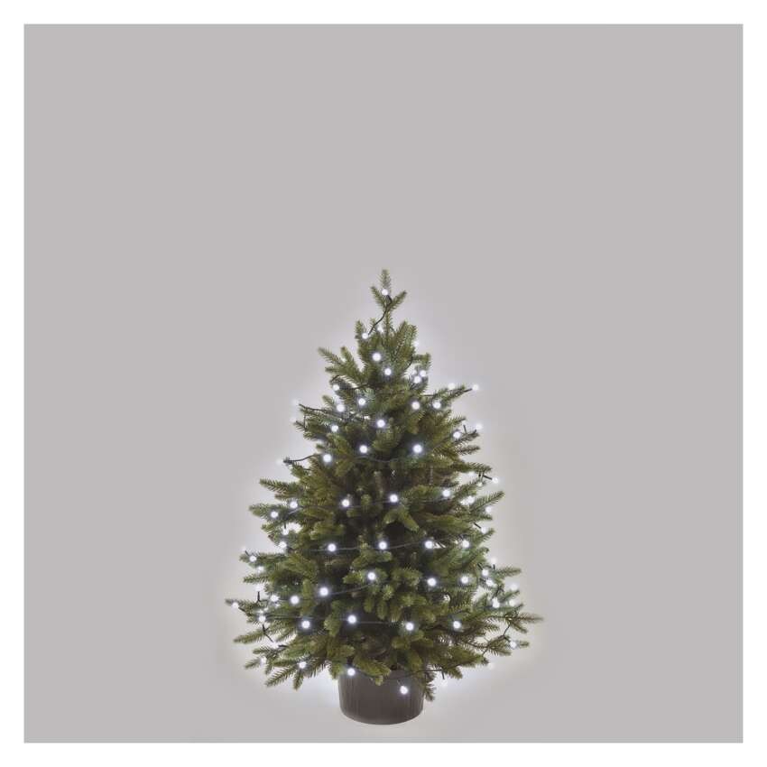 LED kalėdinė girlianda Cherry–rutul.,8 m, lauko ir vidaus,šiltai balta,8 režimai,laikmatis