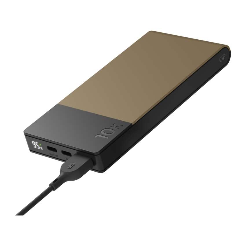 Powerbanka GP M2+ Series, 10 000 mAh, 22,5 W, béžová