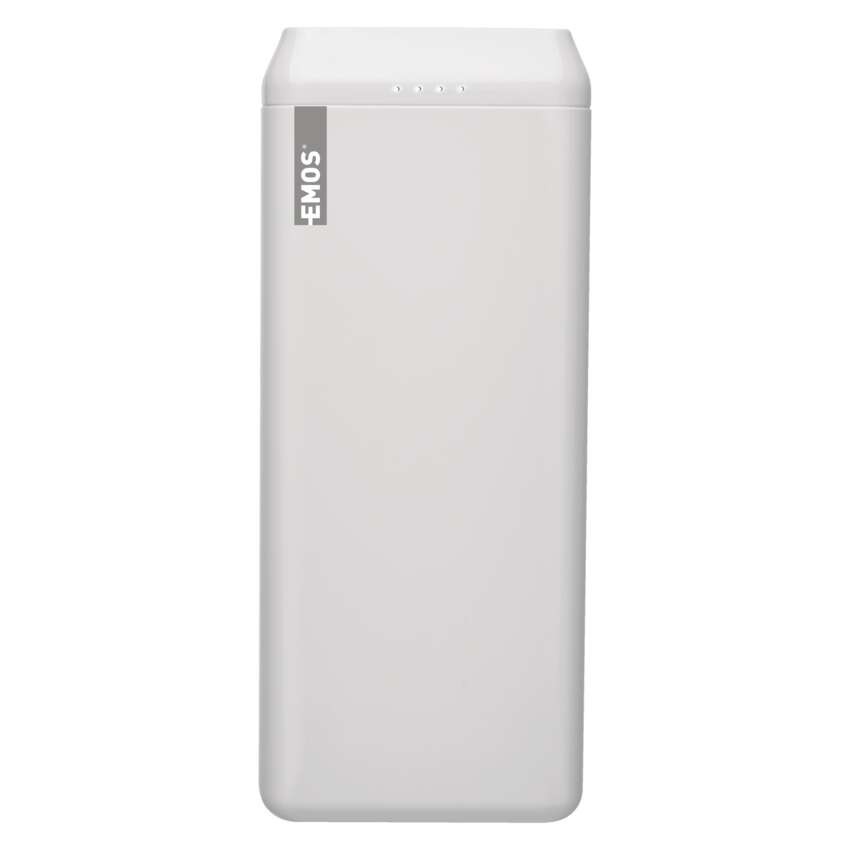 Powerbanka EMOS Alpha 20, 20000 mAh, bílá + kabel USB-C