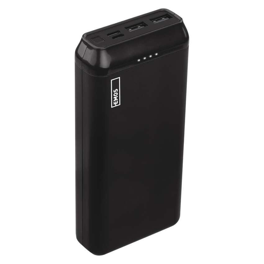 Powerbank EMOS Alpha2 20, 20 000 mAh, 10 W, schwarz
