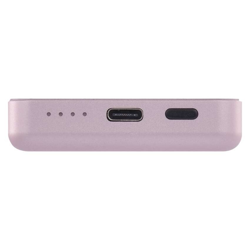 Powerbank EMOS WI 522, 5 000 mAh, 20 W+Wireless, baby pink