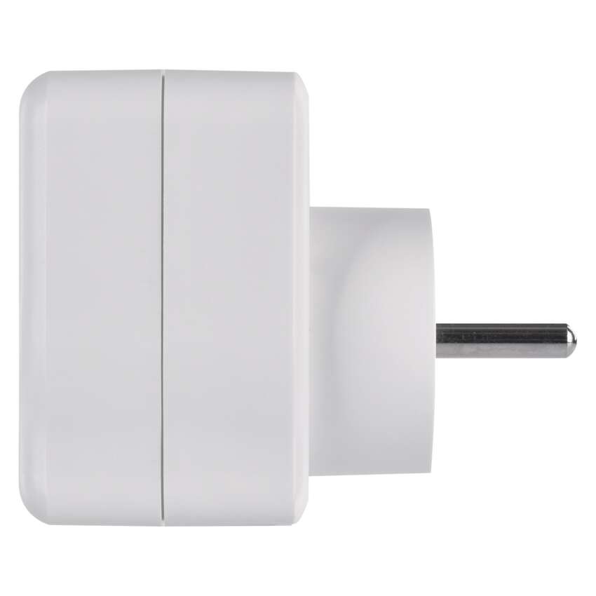 Rozbočovacia zásuvka 1×, 1×USB-A+1×USB-C, biela