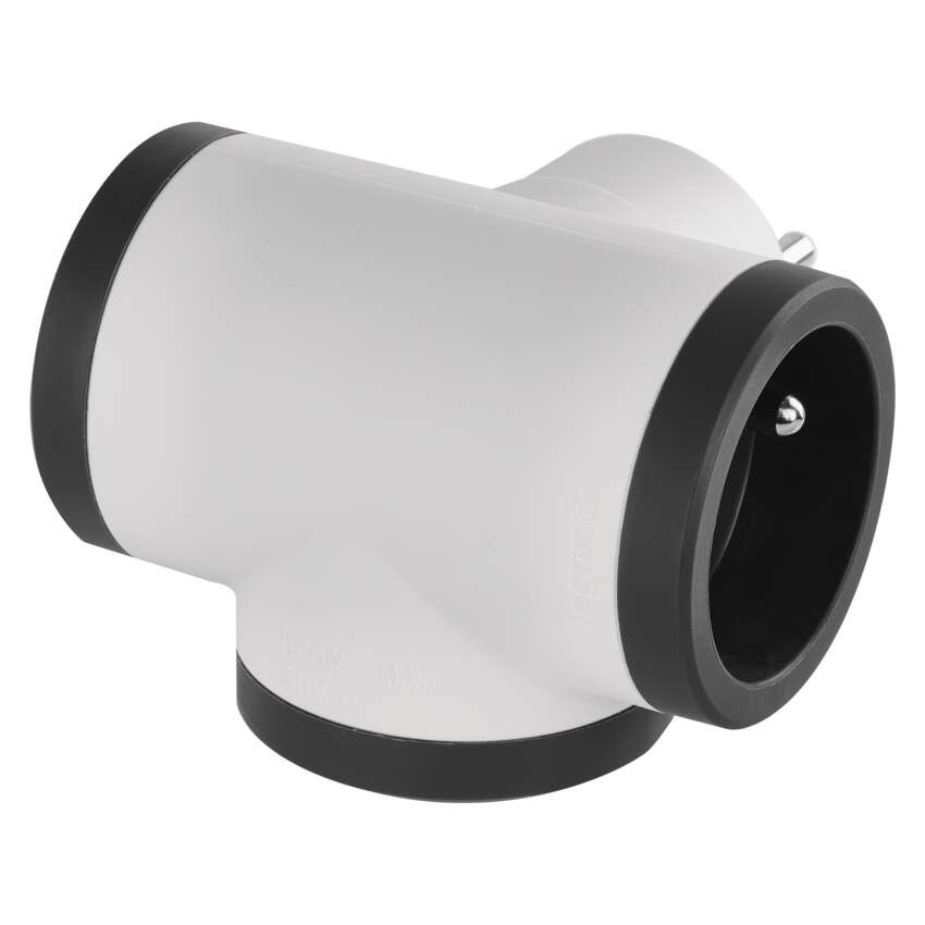 LEGRAND Revolution Rozbočovacia zásuvka 3× guľatá