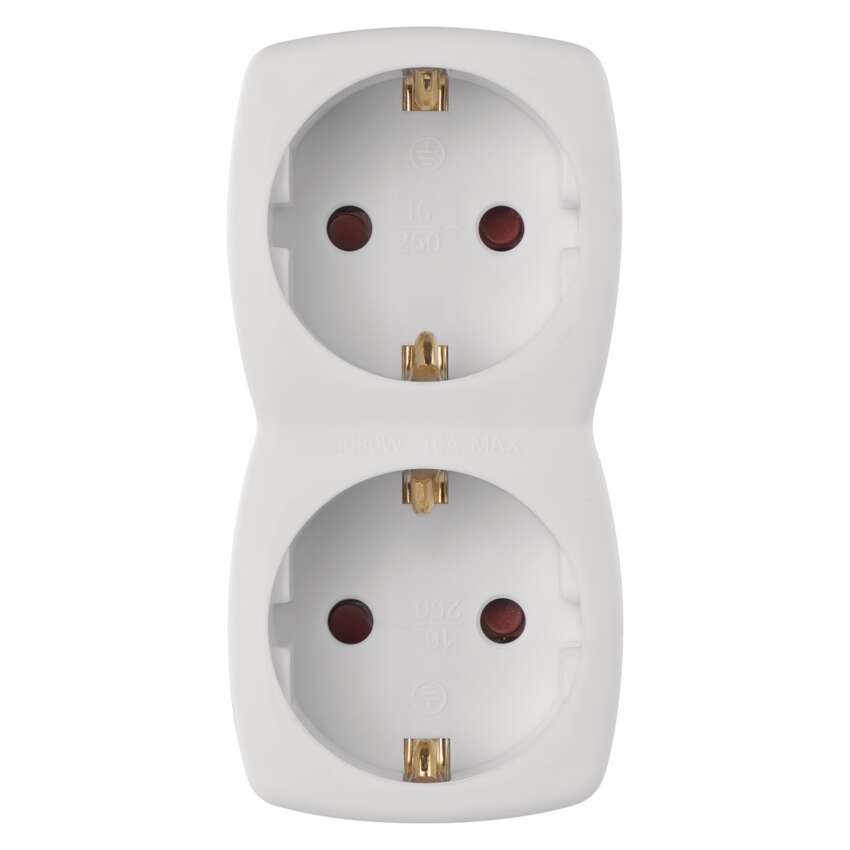 SCHUKO ligzda 2x apaļa