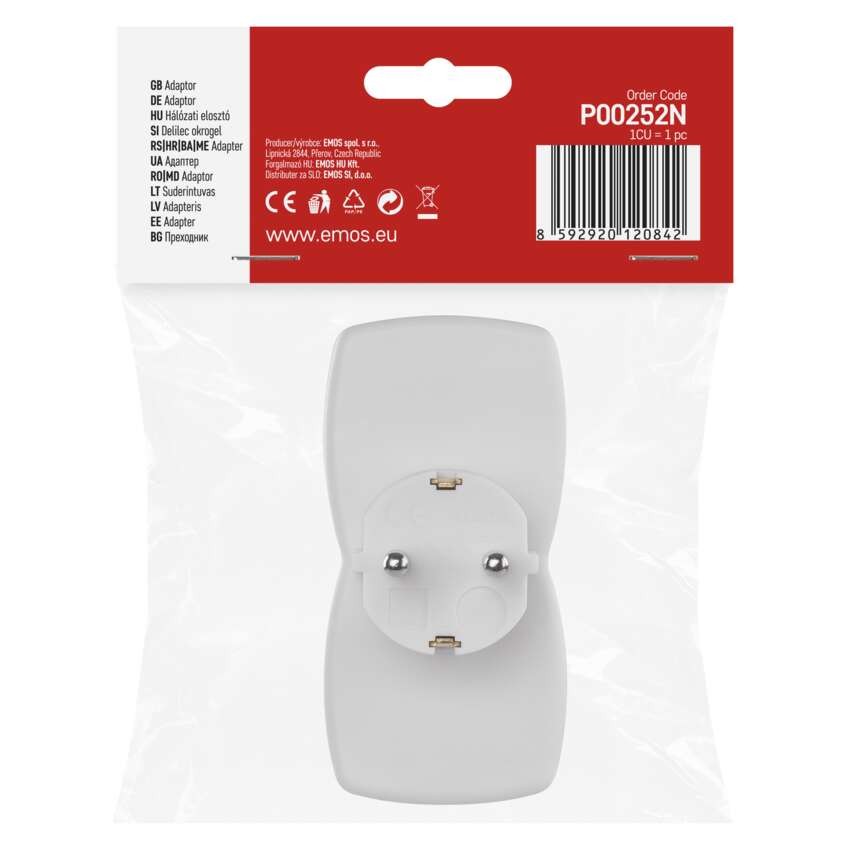 SCHUKO ligzda 2x apaļa