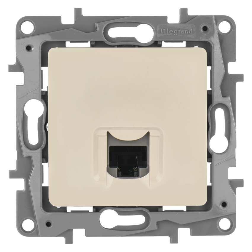 Legrand Niloé zásuvka RJ45 CAT5E, béžová
