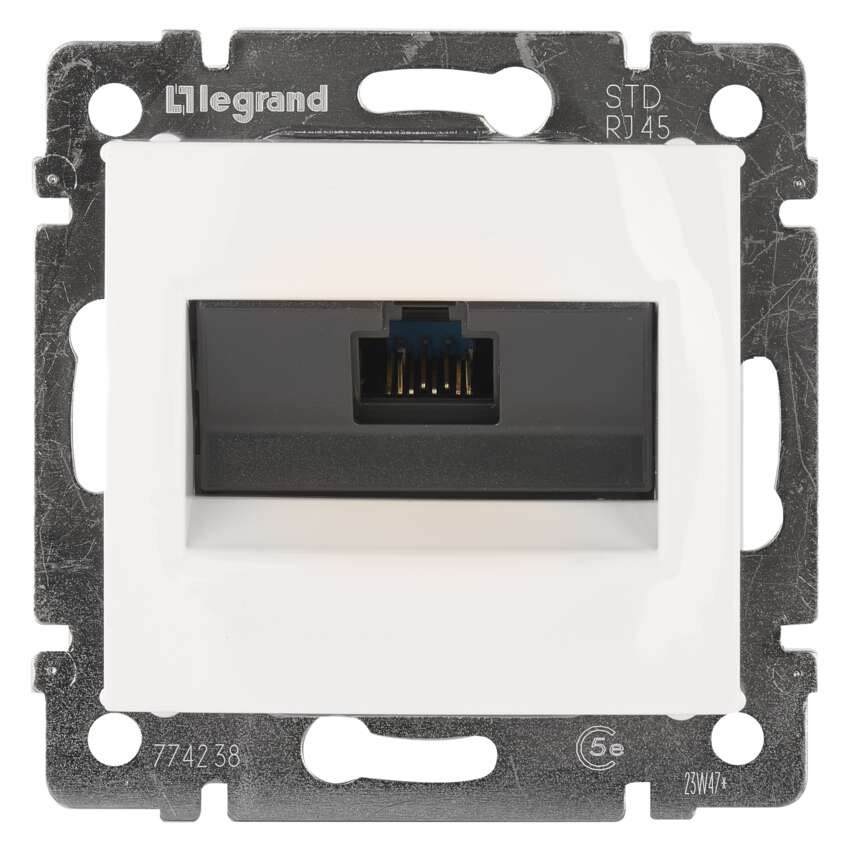 Legrand Valena zásuvka RJ45, biela