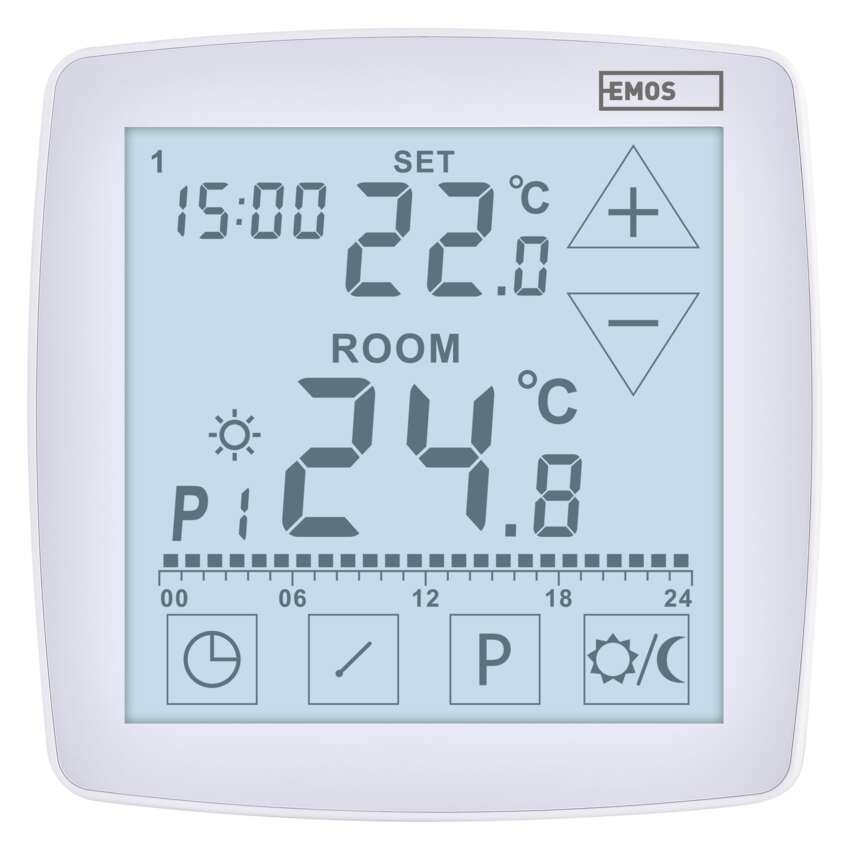 Izbový programovateľný drôtový OpenTherm termostat P56A01