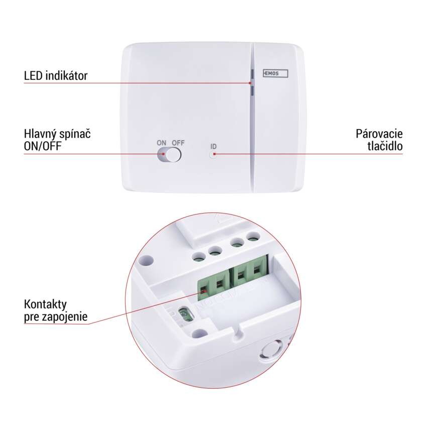 Izbový programovateľný bezdrôtový WiFi GoSmart termostat P56S11