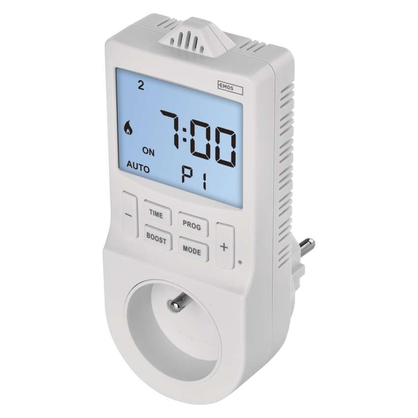 GoSmart Termostat gniazdkowy z funkcją timera cyfrowego 2w1 z WiFi