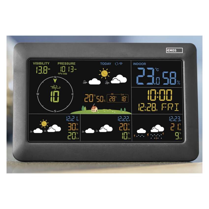 Wifi bezdrátová meteostanice E0389