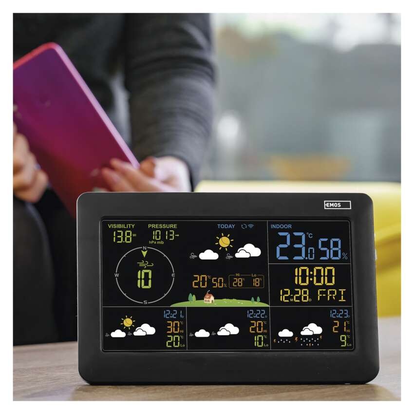 Wifi bezdrátová meteostanice E0389