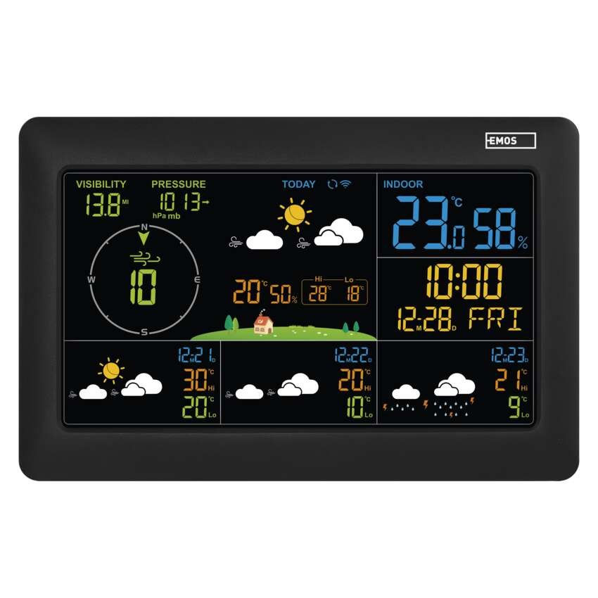 Wifi bezdrátová meteostanice E0389