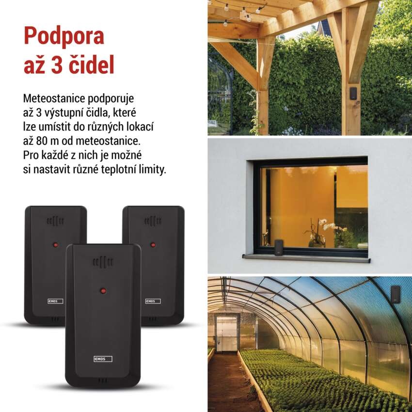 GoSmart Bezdrátová meteostanice E8610 s WiFi