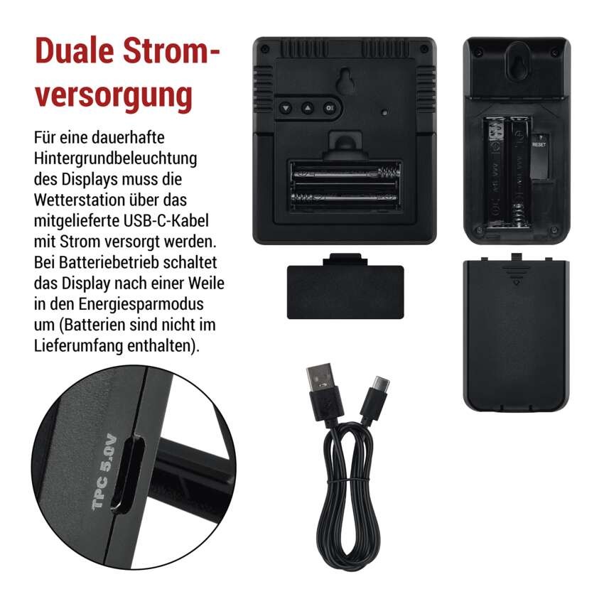 Drahtlose Wetterstation E8647N