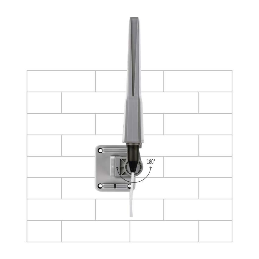 Kültéri antenna EM-VO6, 0–80 km, DVB-T2, DAB, LTE/4G szűrő